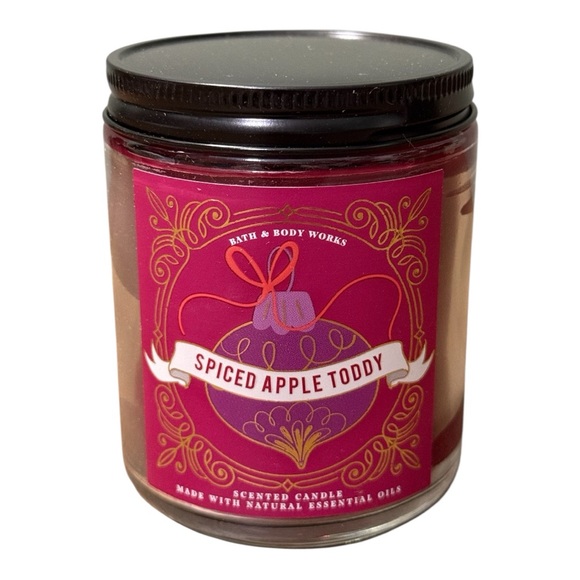Bath & Body Works Other - Bath & Body Works Spiced Apple Toddy Candle - Red and Purple